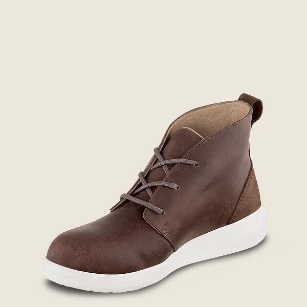 Bottes de Travail Red Wing - Zero-G Lite - Safety Toe Chukka - Marron Foncé - Femme 153XYPVFW